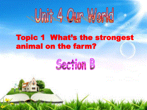 Unit4Topic1What’sthestrongestanimalonthefarmSectionB优秀教学课件.ppt-(课件无音视频)