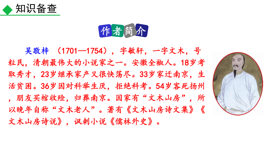 部编版语文九年级下册名著导读《儒林外史》讽刺作品的阅读课件.ppt_第3页