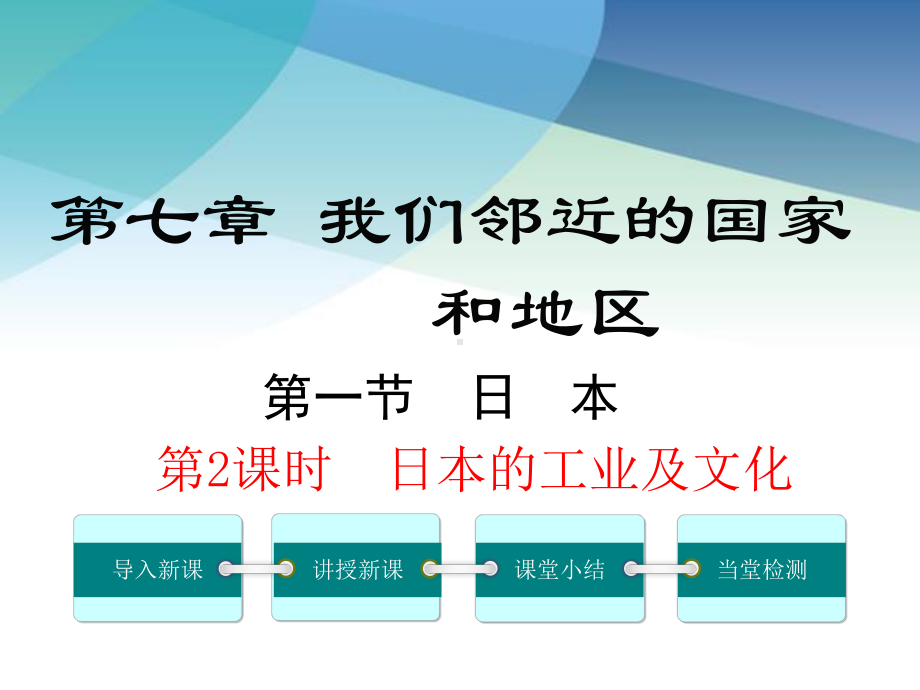 人教版初一地理下册《日本的工业及文化》课件(同名2399).ppt_第1页