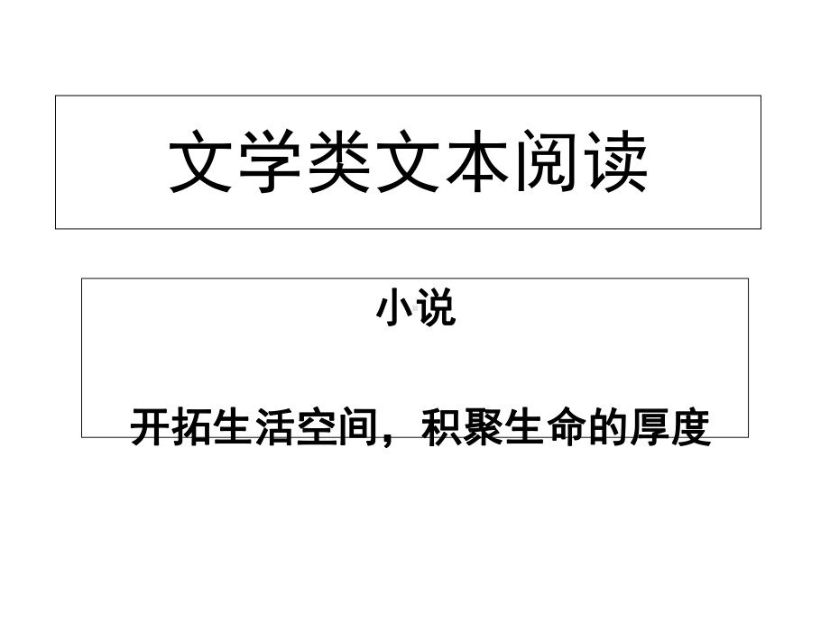 高考专题复习人文学类文本阅读：小说阅读课件.ppt_第1页