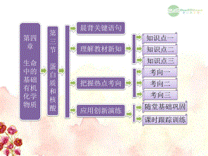 （三维设计）高中化学第一部分第四章第三节蛋白质和核酸课件新人教版选修5.ppt