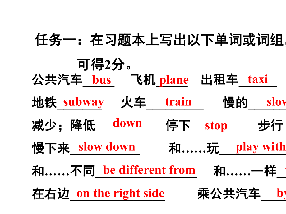 人教pep版6年级英语上册期末总复习课件-Unit2-2.pptx_第3页