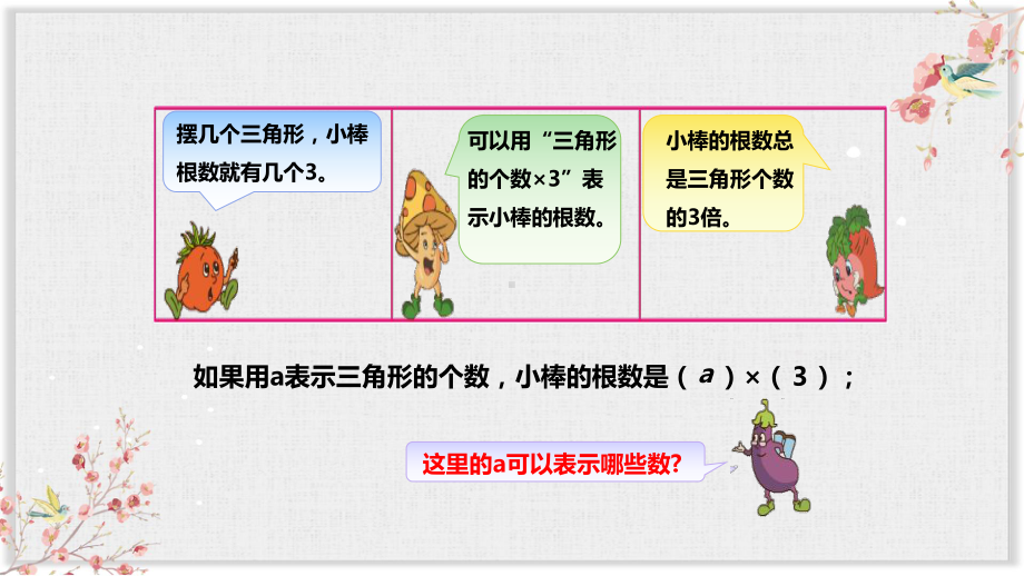 苏教版五年级数学上册课件《用字母表示数》课件.pptx_第3页