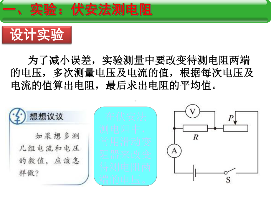 九年级物理电阻的测量优秀课件.ppt_第3页