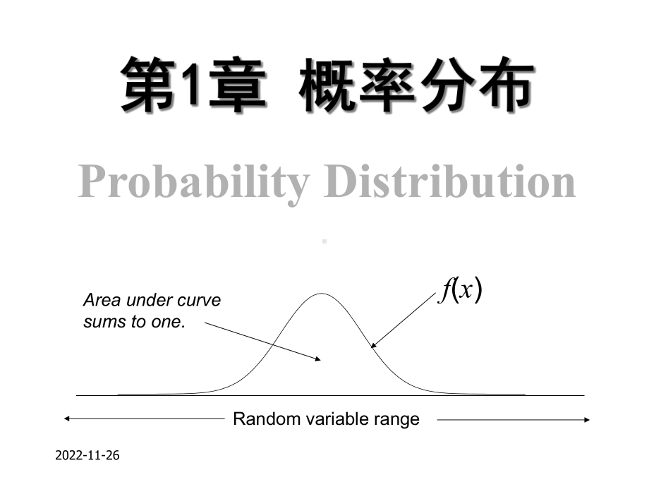 数理统计CH概率分布课件.ppt_第1页