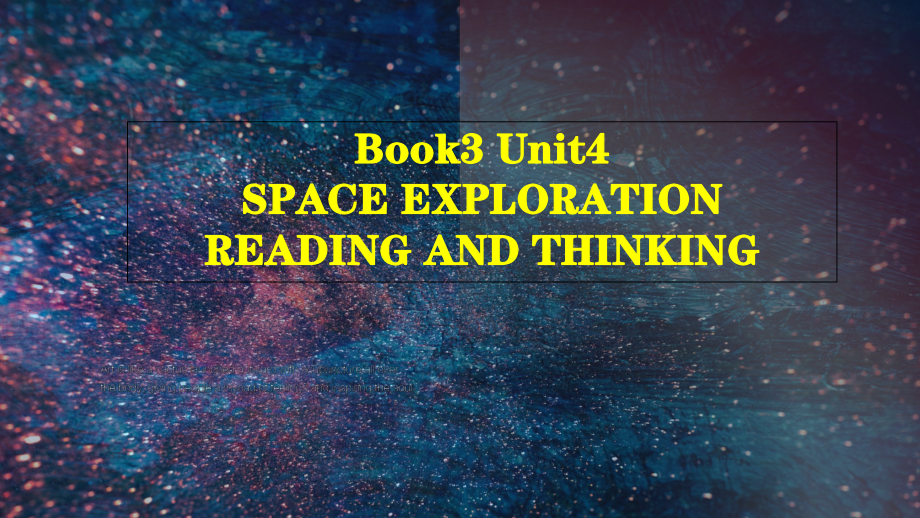 Unit 4 Reading and thinking课文译文及知识点总结(ppt课件) -2022新人教版（2019）《高中英语》必修第三册.pptx_第1页