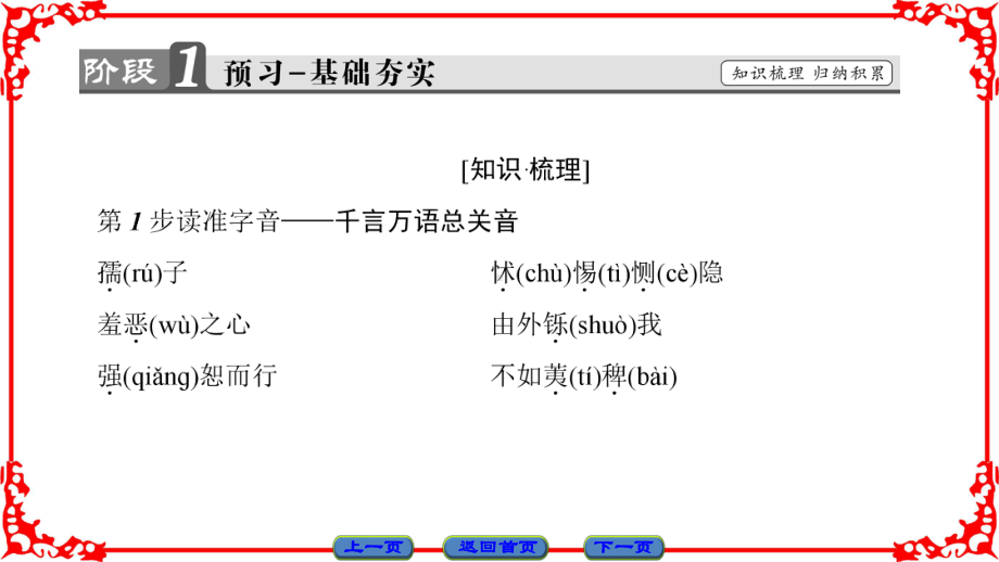 高中语文选修先秦诸子选读(人教版)课件第2单元《孟子》选读第2单元七.ppt_第2页