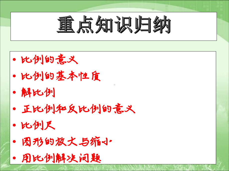 小学六年级下册数学第四单元《比例整理和复习》.ppt_第3页