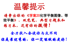 高三化学一轮复习课件学案20化学平衡图像、等效平衡.ppt