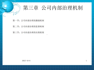 《公司内部治理机制》课件2.ppt