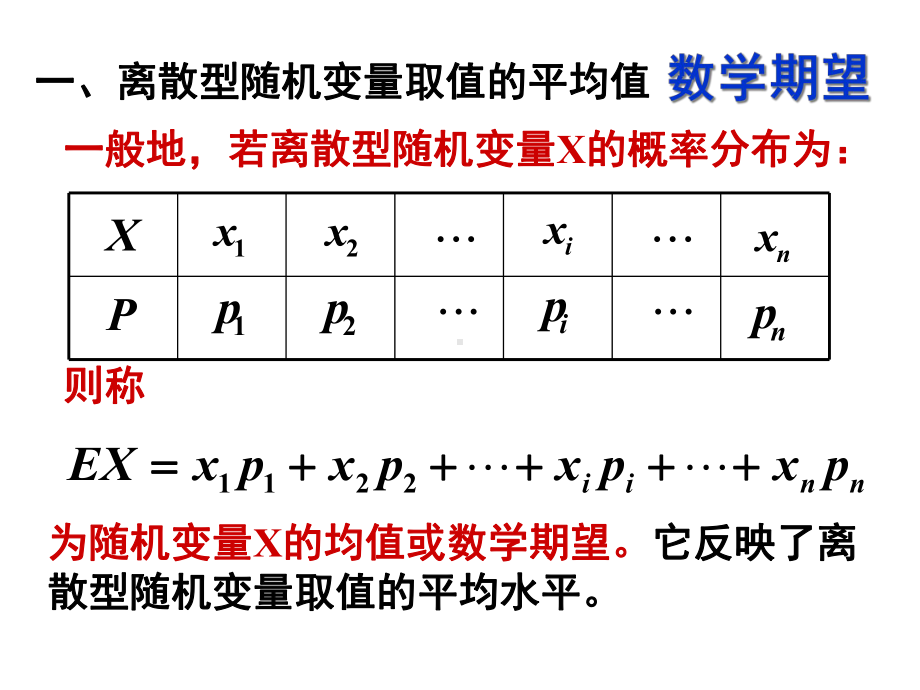 离散型随机变量的均值和方差课件.ppt_第3页