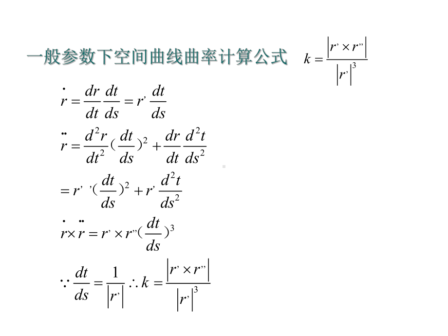 空间曲线曲率挠率和Frenet公式课件.ppt_第3页