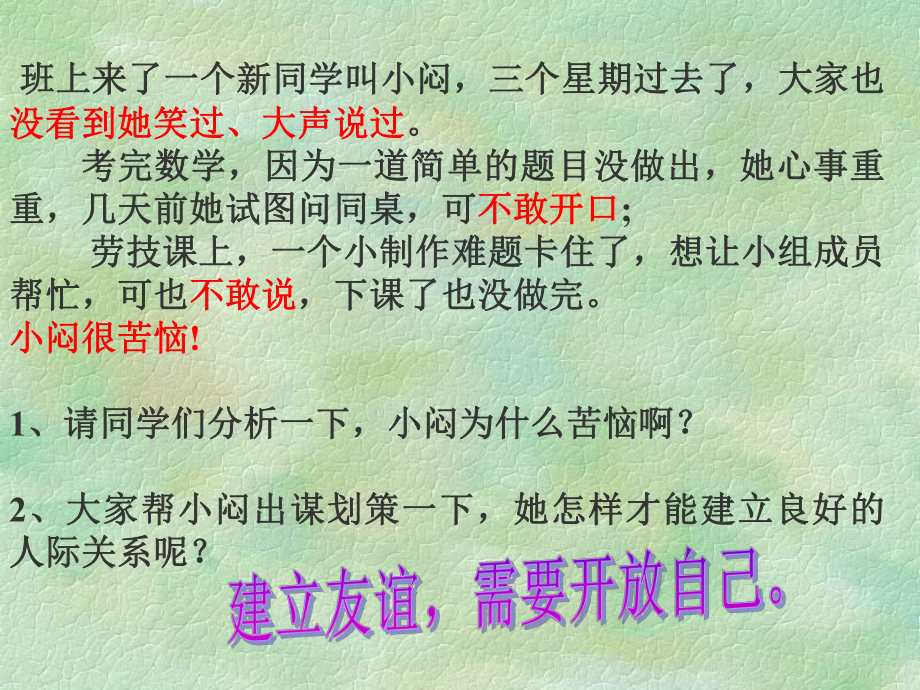 部编版七年级上册道德与法治《让友谊之树常青》优质课件.ppt_第3页