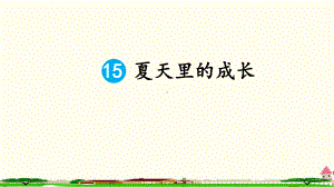 部编人教版小学六年级语文上册全册资料之《15夏天里的成长》统编PPT教学课件.ppt