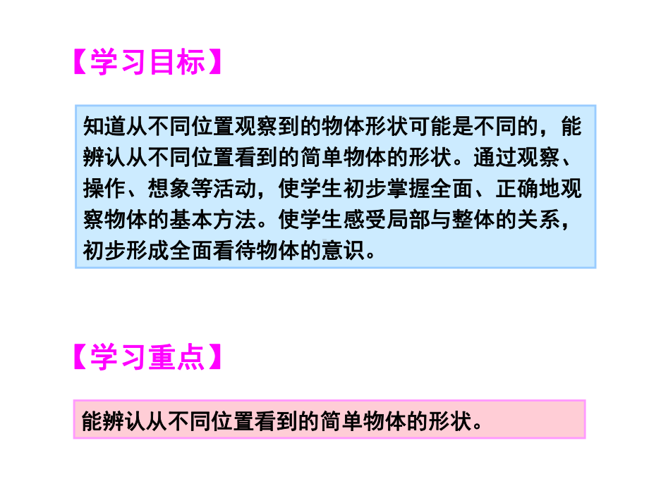 [新人教版]小学二年级数学上册《观察物体(一)-》复习课件.pptx_第2页