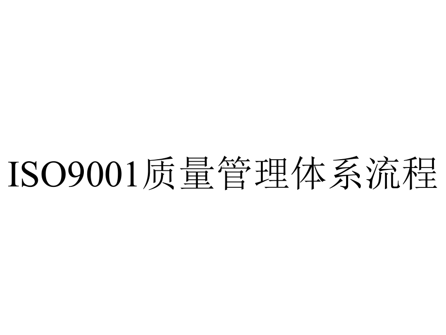 ISO9001质量管理体系流程.ppt_第1页