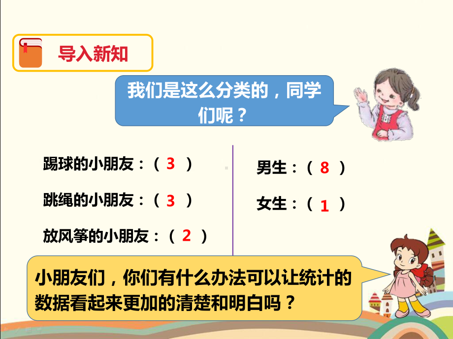 人教部编版一年级数学下册《第3单元分类与整理第2课时》优质课件.pptx_第3页