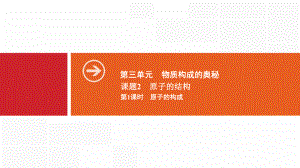 九年级化学上册人教版课件：第三单元物质构成的奥秘课题2第1课时原子的构成.ppt