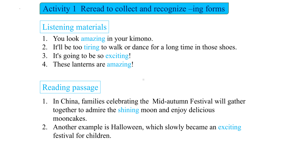 Unit 1 Festivals and Celebrations Discovering Useful Structures (ppt课件)-2022新人教版（2019）《高中英语》必修第三册.pptx_第3页