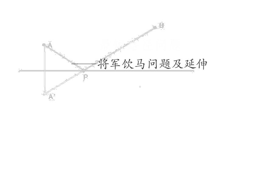 最短路径问题将军饮马问题课件.ppt_第1页