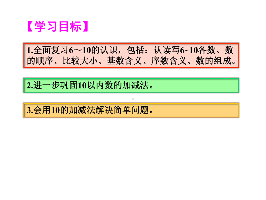 人教版一年级上册数学五单元整理和复习.ppt_第2页