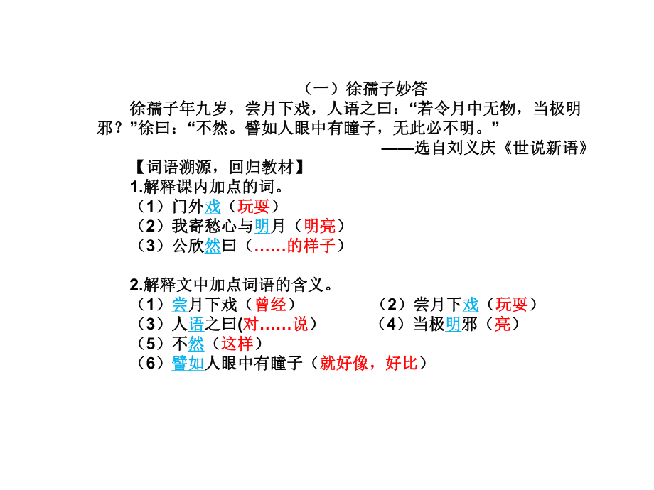 人教版语文七年级上册课外文言文阅读27篇公开课课件：19篇.ppt_第2页