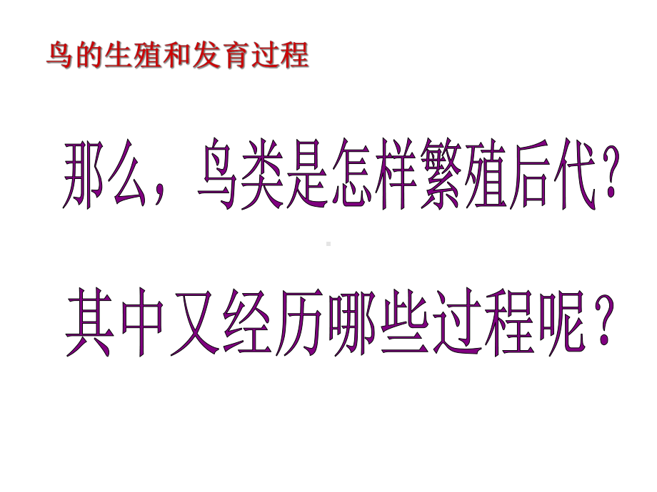 人教版八年级生物下册课件—生物的生殖和发育《鸟的生殖和发育》.ppt_第2页