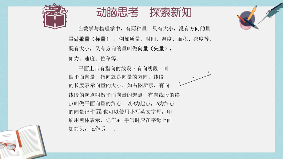 高教版中职数学(基础模块)下册71《平面向量的概念及线性运算》课件2.ppt_第3页