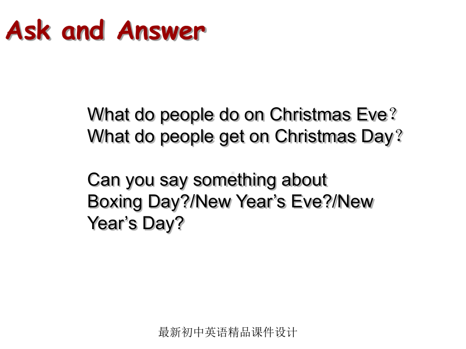 冀教版初中英语七年级上册《Lesson39AClassCalendar》课件.ppt--（课件中不含音视频）_第3页