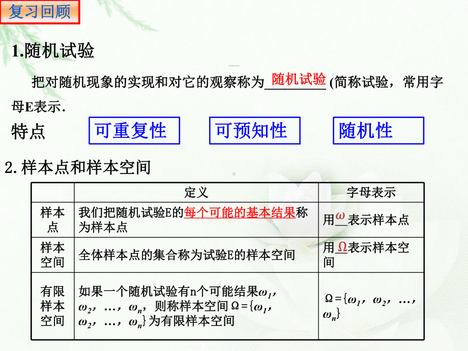 人教A版高中数学《随机事件与概率》公开课件1.ppt_第2页