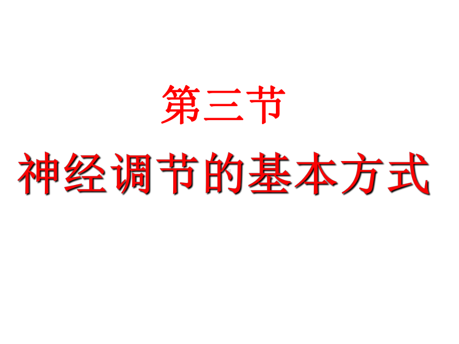 生物七年级下册《神经调节的基本方式》省优质课一等奖课件.ppt_第1页