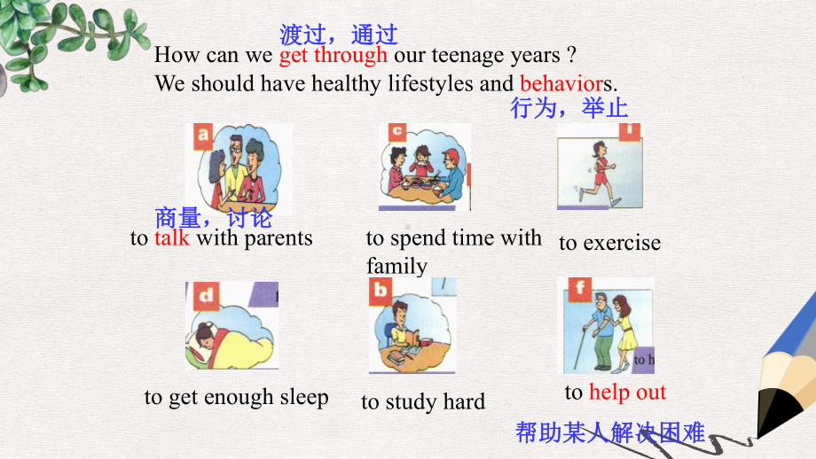 九年级英语全册Unit9It’simportanttohavegoodhabitsSectionA课件鲁教版五四制.ppt-(课件无音视频)_第2页