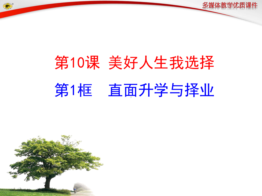 直面升学与择业课件.ppt_第1页