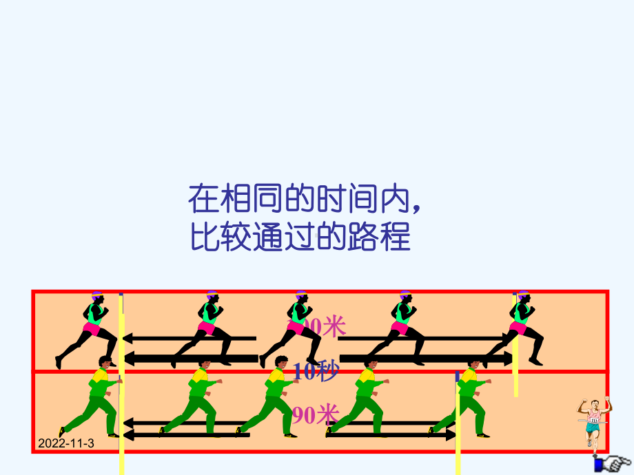 八年级物理下册怎样比较运动的快慢课件.pptx_第3页