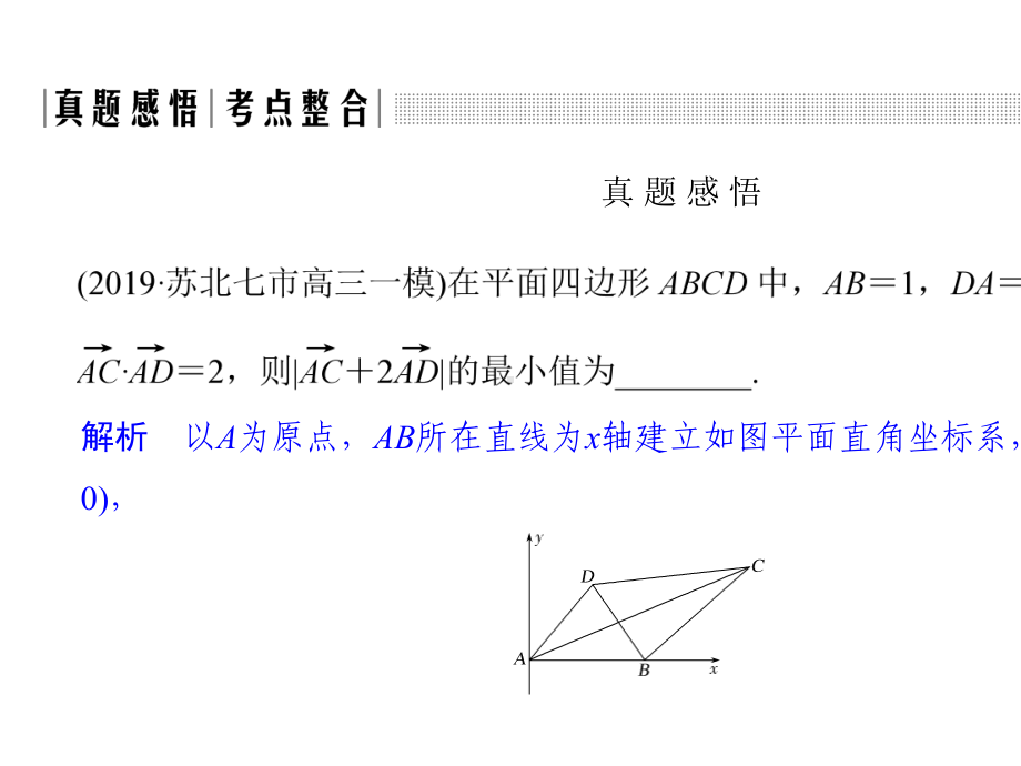 微专题6-与平面向量相关的最值问题.pptx_第2页