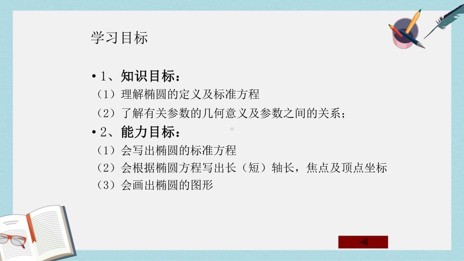 语文版中职数学拓展模块21《椭圆的标准方程和性质》课件2.pptx_第3页