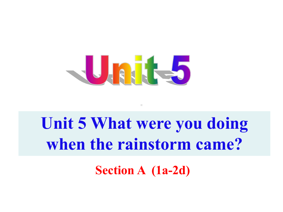 人教版八年级英语下册教学课件：unit5sectiona(1a2d)(共33张).ppt--（课件中不含音视频）_第1页