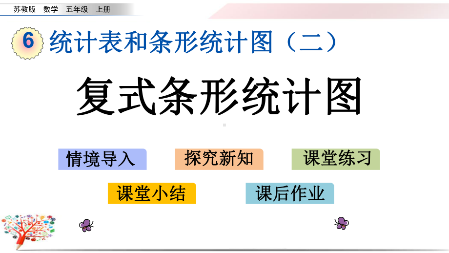 苏教版小学数学五年级上册《63复式条形统计图》课件.pptx_第1页