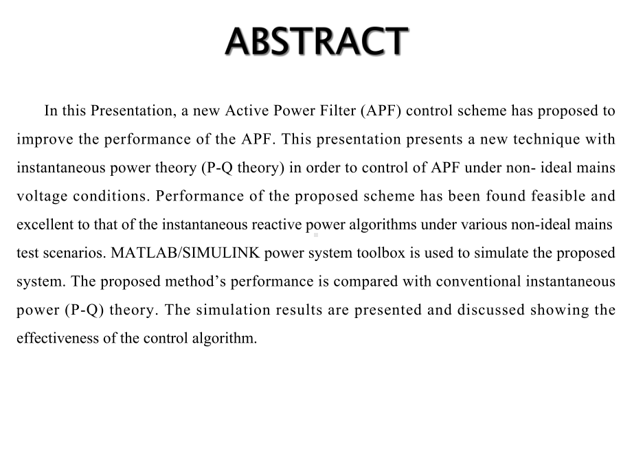 ACTIVE-POWER-FILTER-FOR-POWER-COMPENSATION：电力有源电力滤波器补偿-课件.ppt_第2页