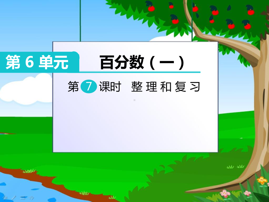 部编版六年级数学上册《用百分数解决问题整理和复习》教学课件.ppt_第1页