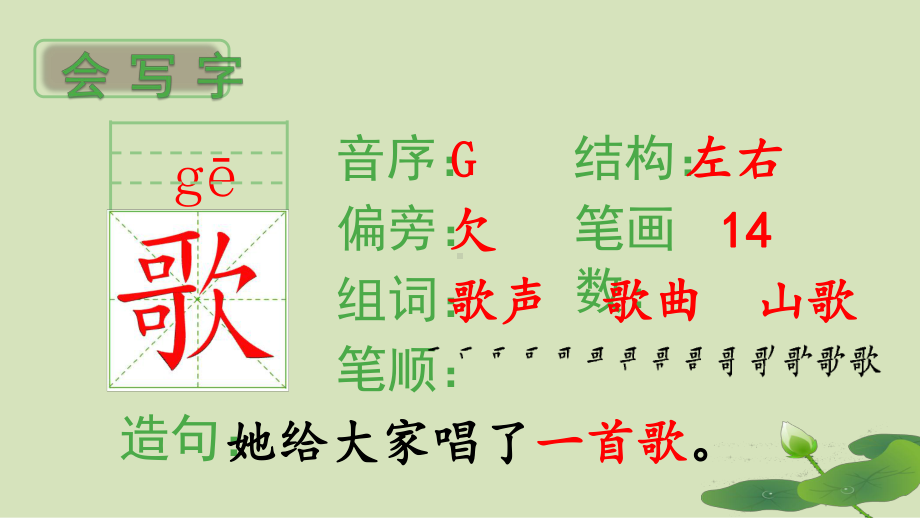 部编版二上语文识字3《拍手歌》生字课件.pptx_第2页