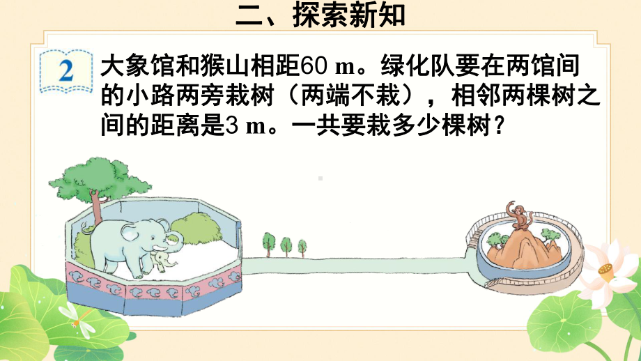 人教版五年级数学上册7数学广角—植树问题第2课时课件.ppt_第3页