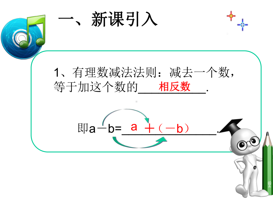 人教版七年级数学上课件132有理数的减法.pptx_第3页