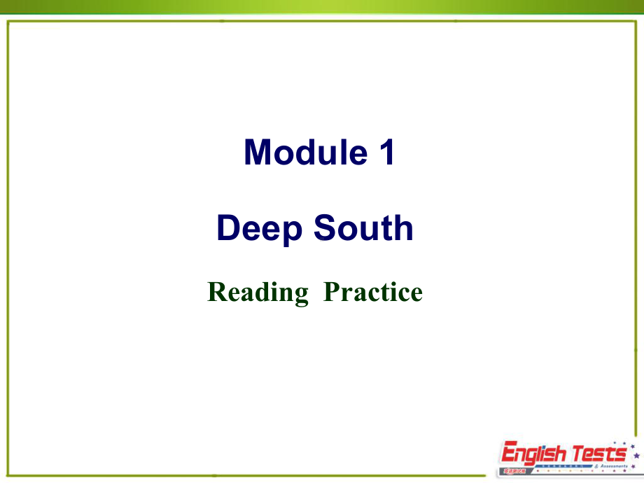 外研版高中英语选修8课件Module1Readingpractice课件.ppt--（课件中不含音视频）_第1页