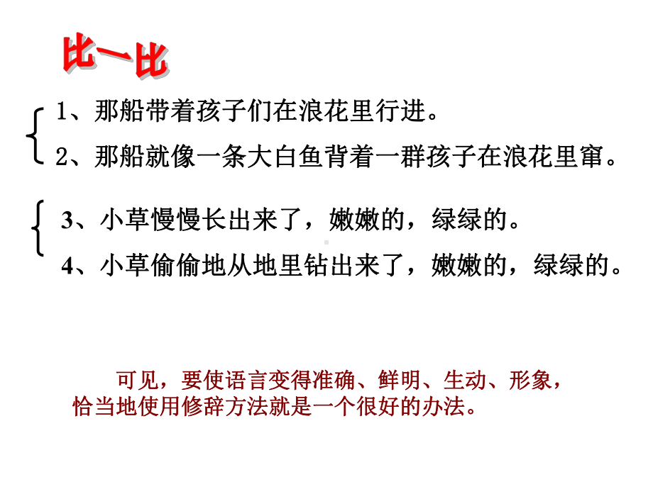 人教版八年级语文修辞手法教学课件.ppt_第2页