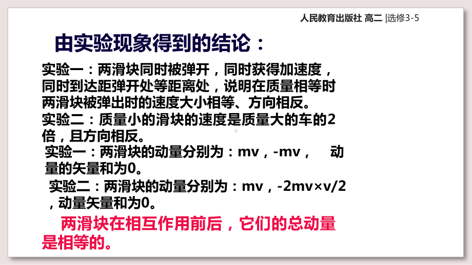 人教版高中物理选修35课件16动量守恒定律课件.ppt_第3页