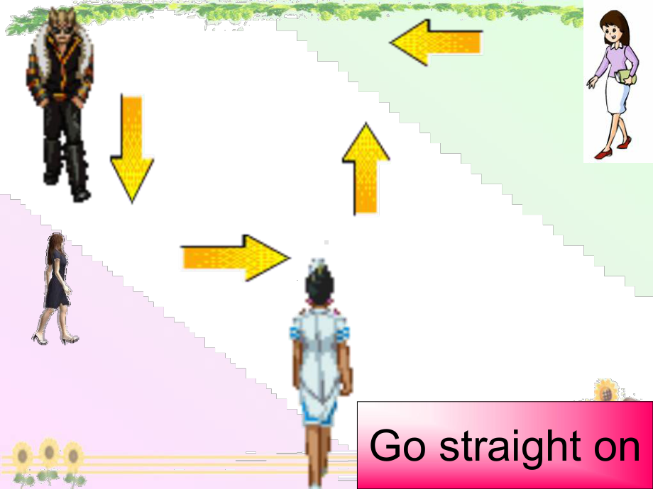 外研社英语四年级上M1U1Gostraighton课件.ppt_第3页