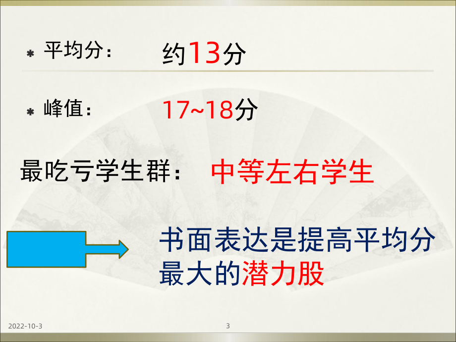 高中英语教师培训课件：高考英语书面表达阅卷情况分析及启示.ppt_第3页