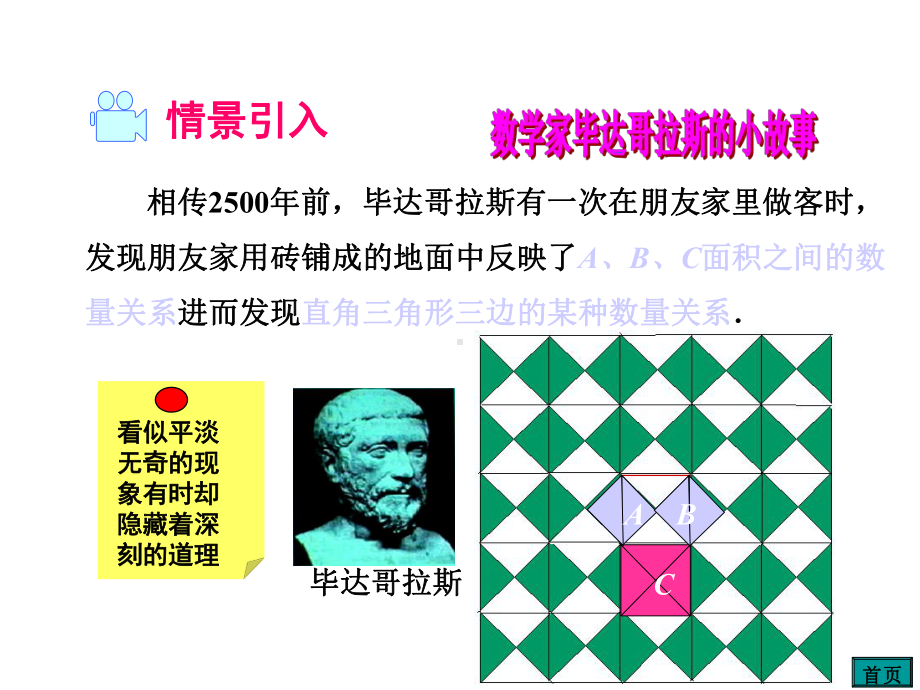 （人教版）初二数学下册《勾股定理课件》课件.ppt_第3页