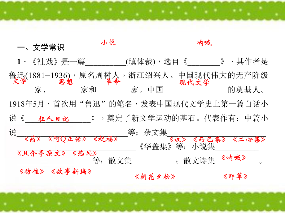 人教部编版八年级语文下册文学常识与名著阅读级古诗词专题课件.pptx_第2页